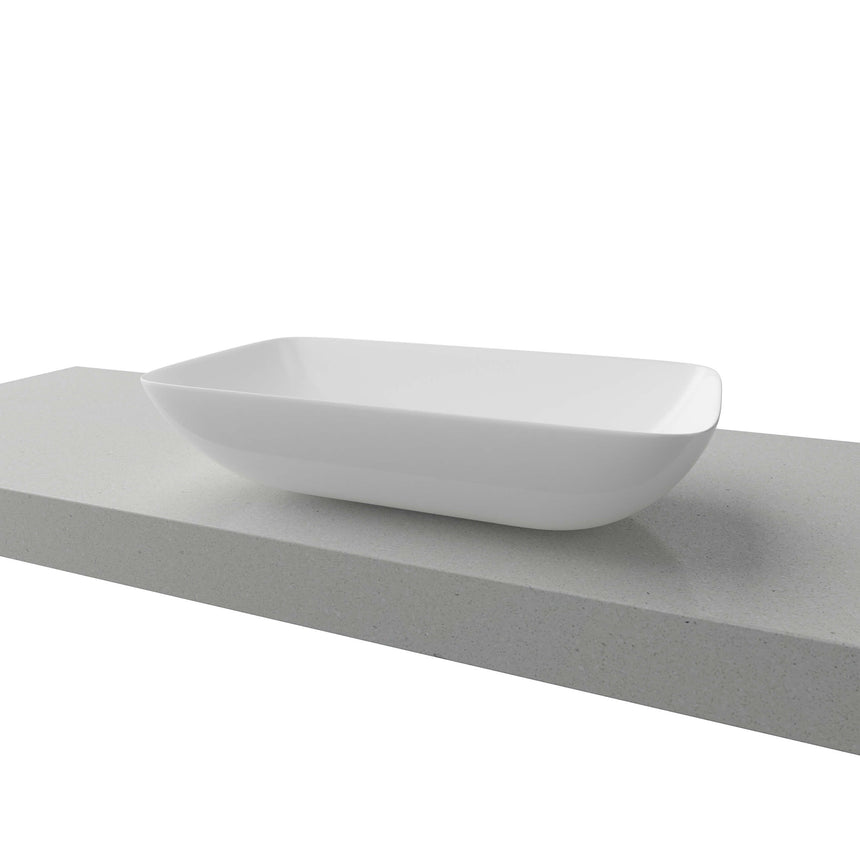 Bloom Basin 475mm Gloss White Bathroom Basin Timberline