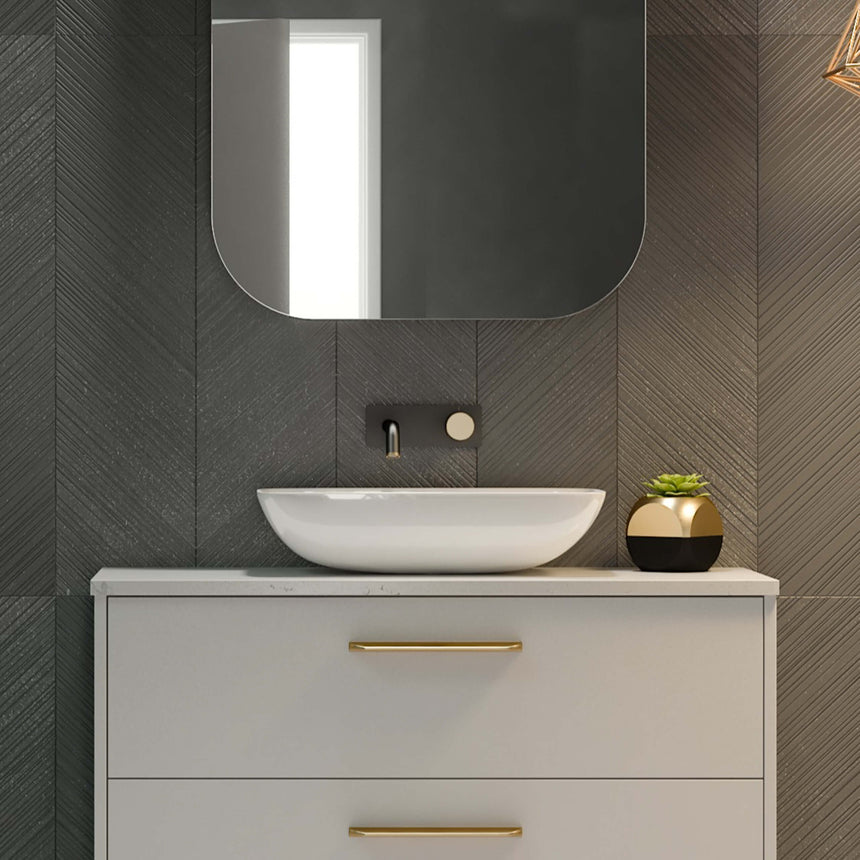 Bloom Basin 475mm Gloss White Bathroom Basin Timberline