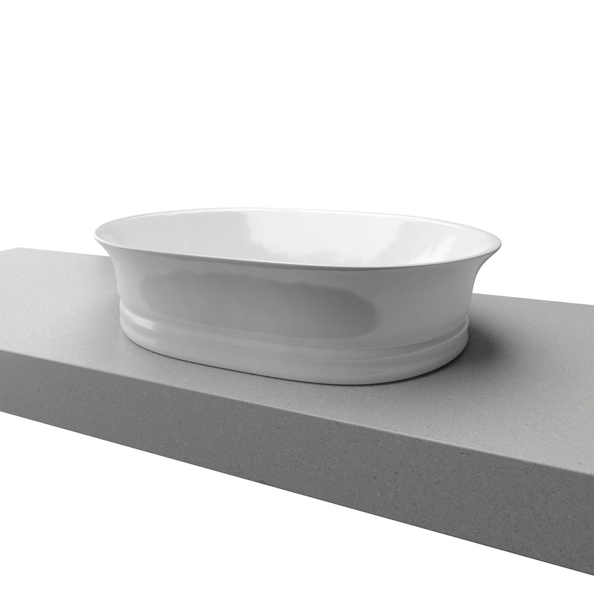 Bonnie Basin 560mm Gloss White Bathroom Basin Timberline