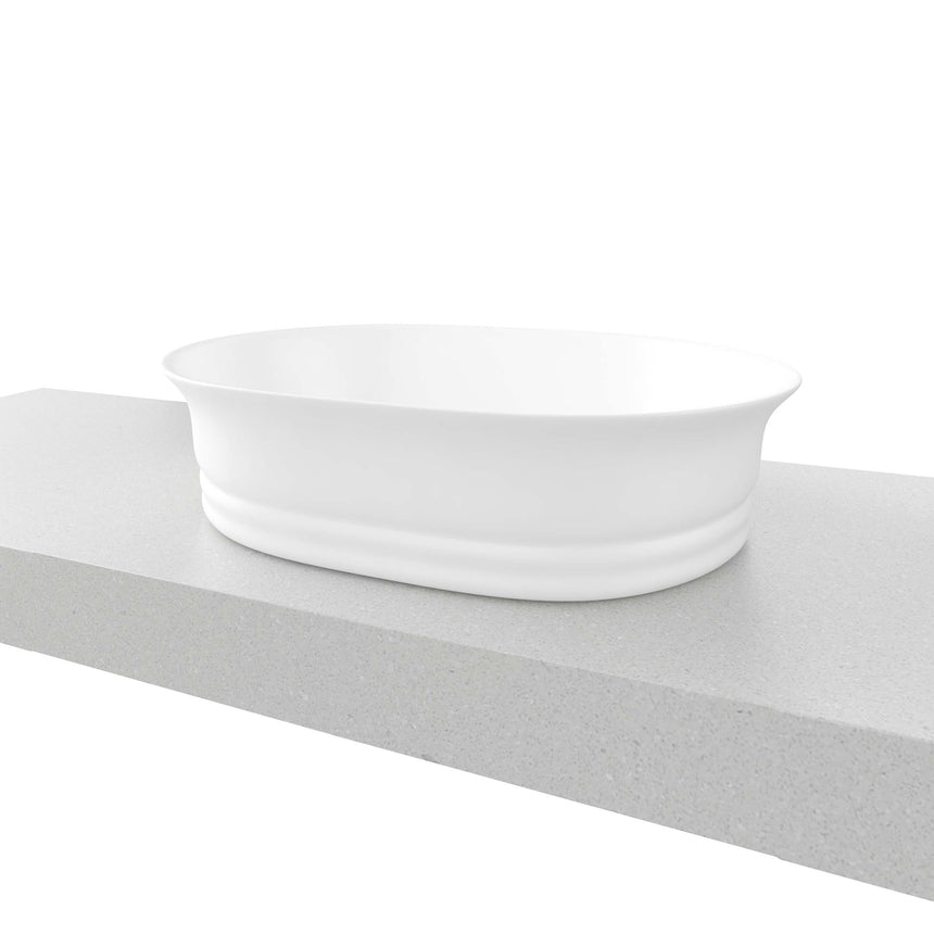 Bonnie Basin 560mm Matt White Bathroom Basin Timberline