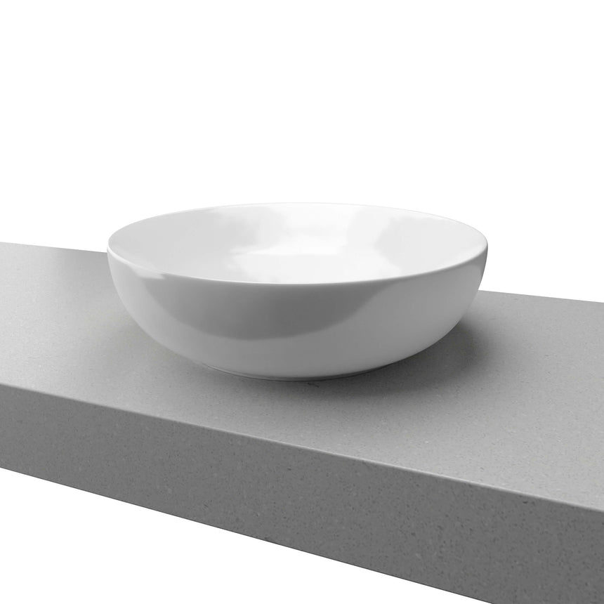 Chase Basin 400mm Gloss White Bathroom Basin Timberline