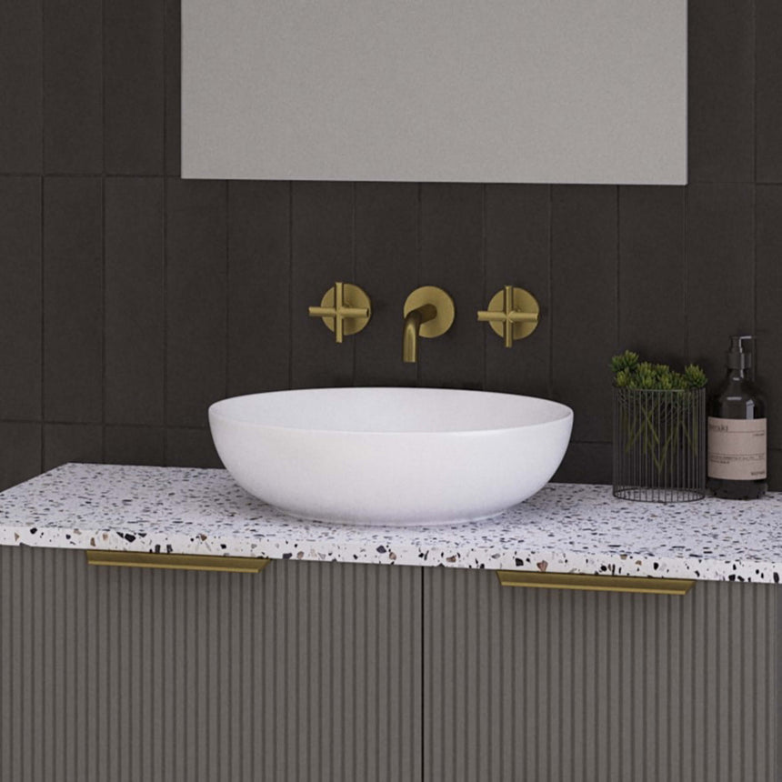 Chase Basin 400mm Gloss White Bathroom Basin Timberline