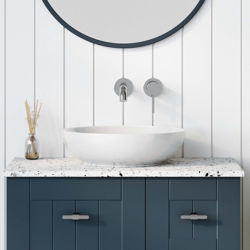 Chase Basin 400mm Gloss White Bathroom Basin Timberline