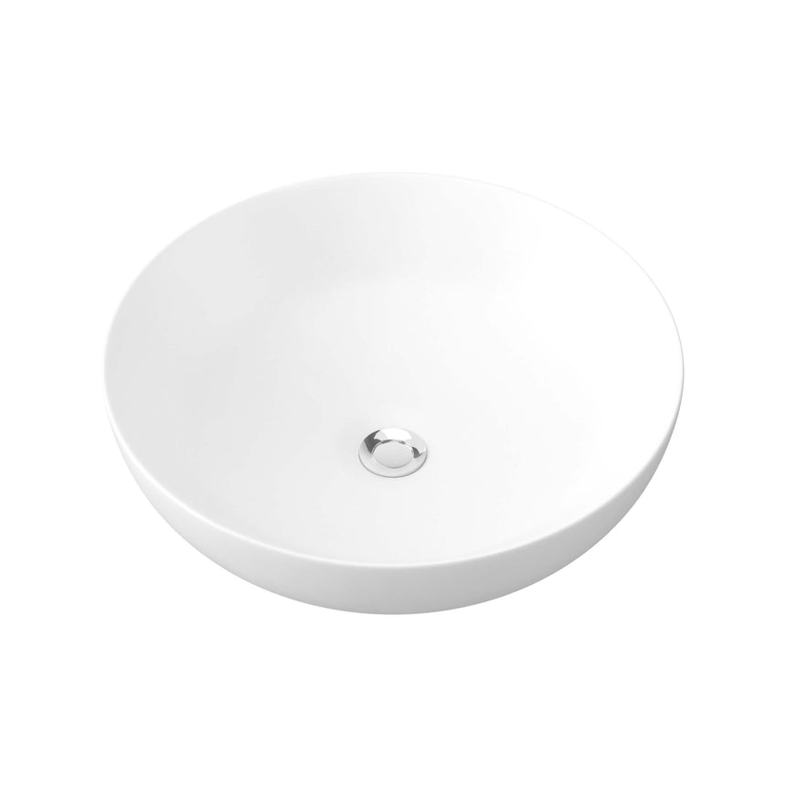 Chase Basin 400mm Matt White Bathroom Basin Timberline Default Title