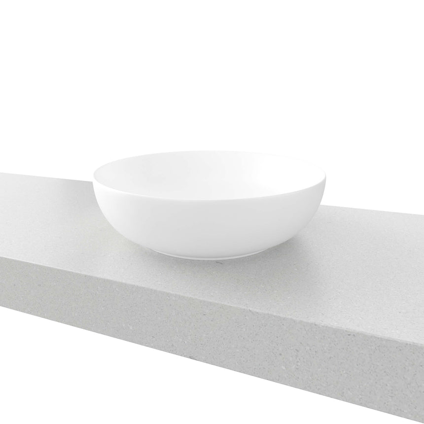 Chase Basin 400mm Matt White Bathroom Basin Timberline