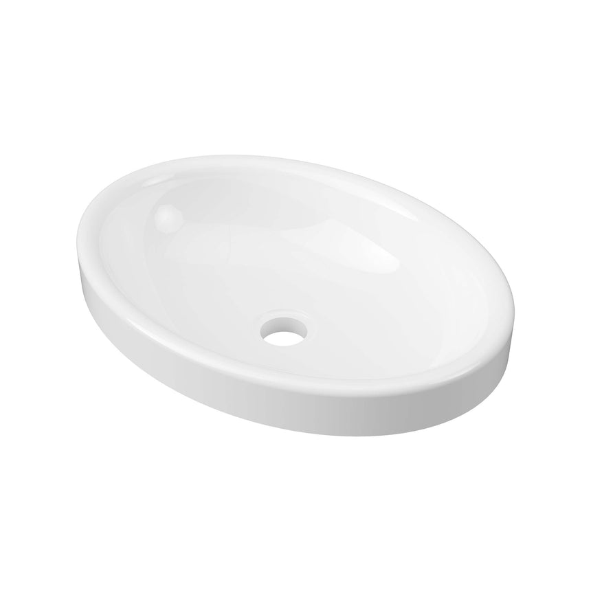 Coast Basin 495mm Gloss White Bathroom Basin Timberline
