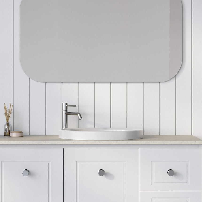Coast Basin 495mm Gloss White Bathroom Basin Timberline