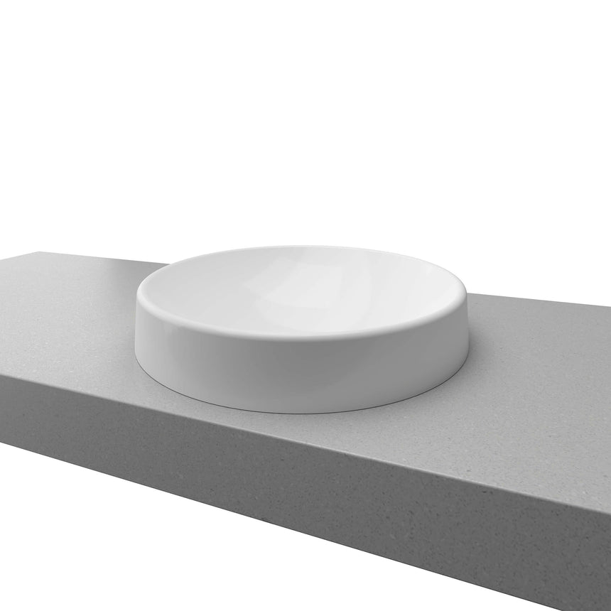 Corrida Basin 430mm Gloss White Bathroom Basin Timberline