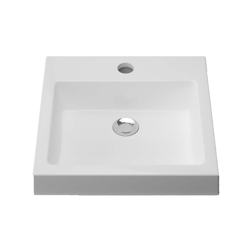 Cove Basin 1TH 460mm Gloss White Bathroom Basin Timberline