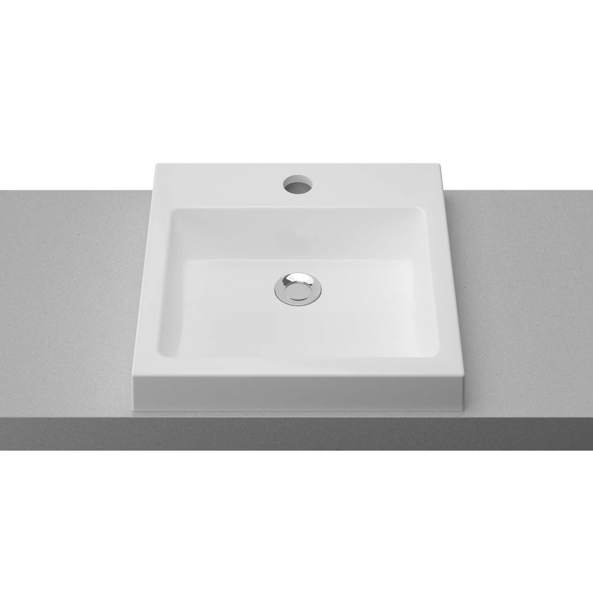 Cove Basin 1TH 460mm Gloss White Bathroom Basin Timberline