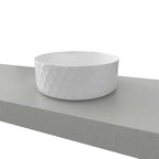 Diamond Basin 360mm Matt White