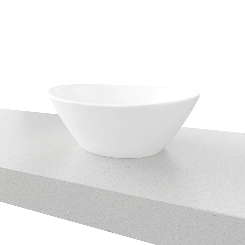 Elite Basin 415mm Matt White Bathroom Basin Timberline