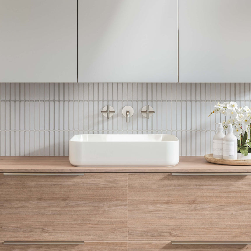 Enchant Basin 500mm Gloss White Bathroom Basin Timberline