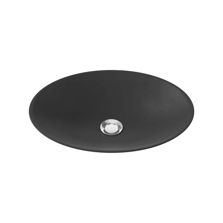 Feather Basin 510mm Matt Black Bathroom Basin Timberline Default Title
