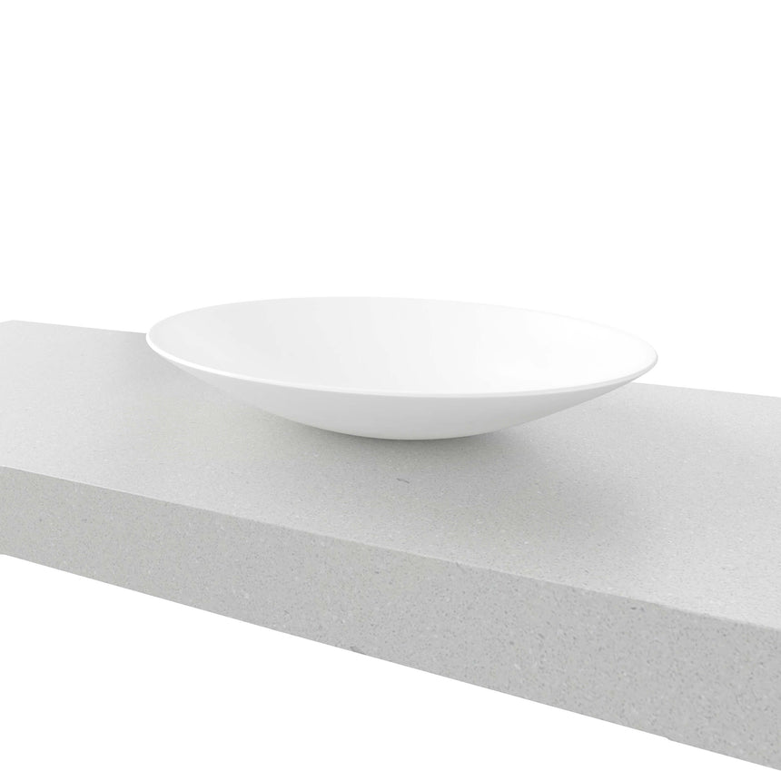 Feather Basin 510mm Matt White Bathroom Basin Timberline