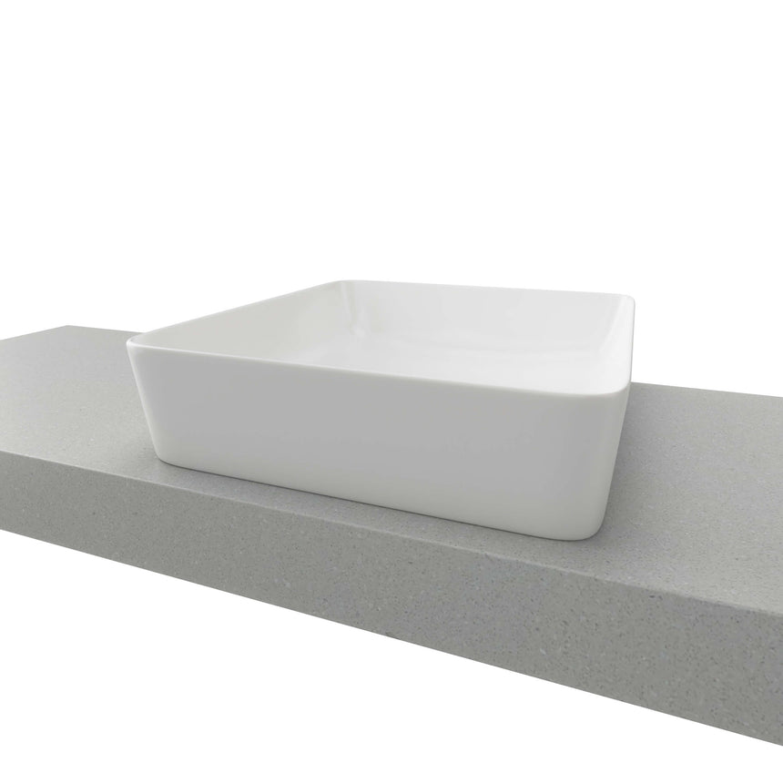 Florent Basin 400mm Gloss White Bathroom Basin Timberline