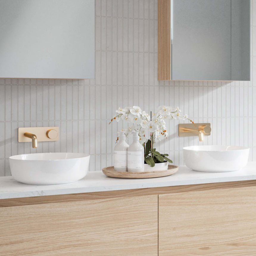 Gem Basin 305mm Gloss White Bathroom Basin Timberline