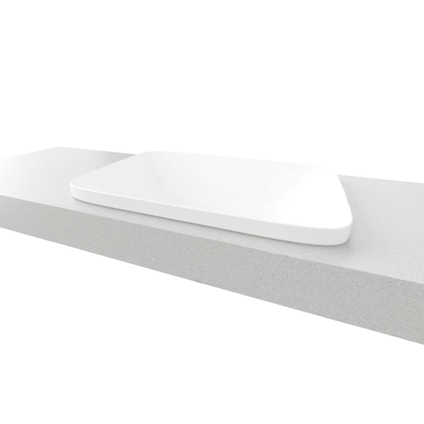 George Basin 600mm Matt White Bathroom Basin Timberline