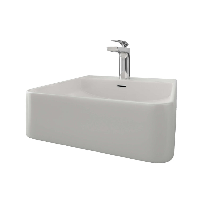 Iconic Basin 420mm Gloss White Bathroom Basin Timberline