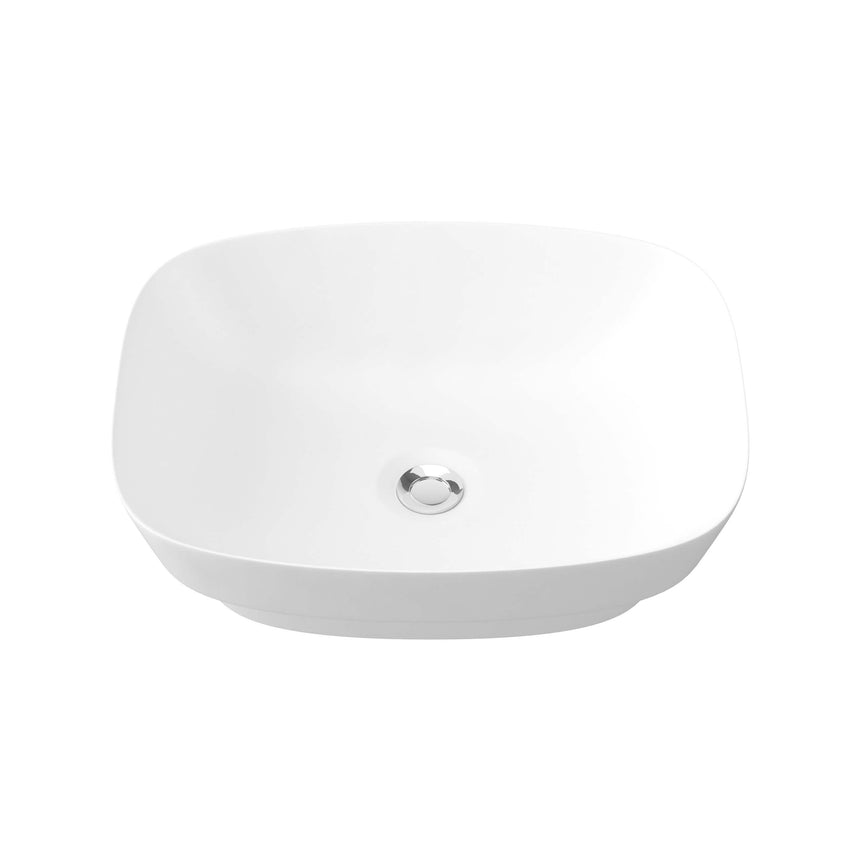 Lorenzo Basin 500mm Matt White Bathroom Basin Timberline Default Title