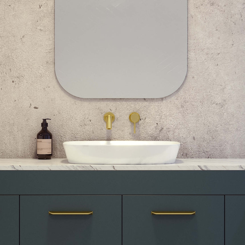 Lorenzo Basin 500mm Matt White Bathroom Basin Timberline