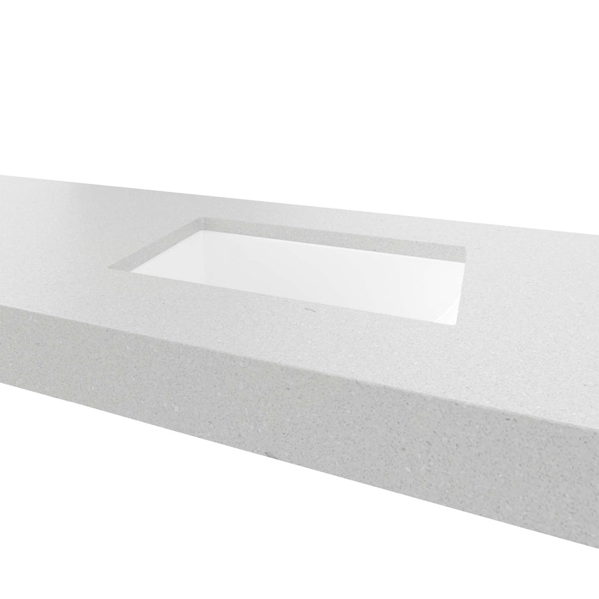 Mini Rectangle Undermount Basin 430mm Gloss White Bathroom Basin Timberline