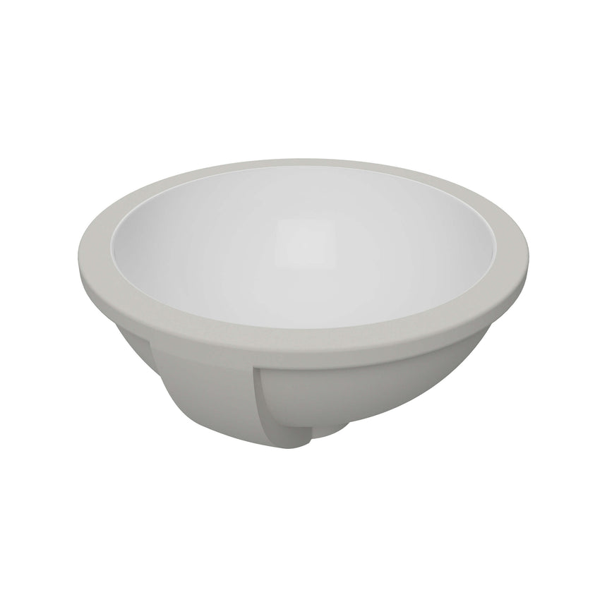 Mini Round Undermount Basin 260mm Gloss White Bathroom Basin Timberline