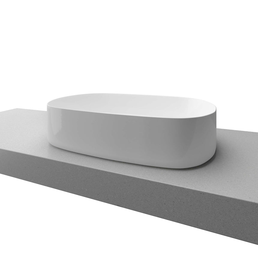 Myrtle Basin 550mm Gloss White Bathroom Basin Timberline