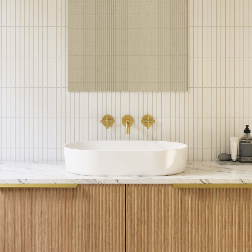 Myrtle Basin 550mm Gloss White Bathroom Basin Timberline