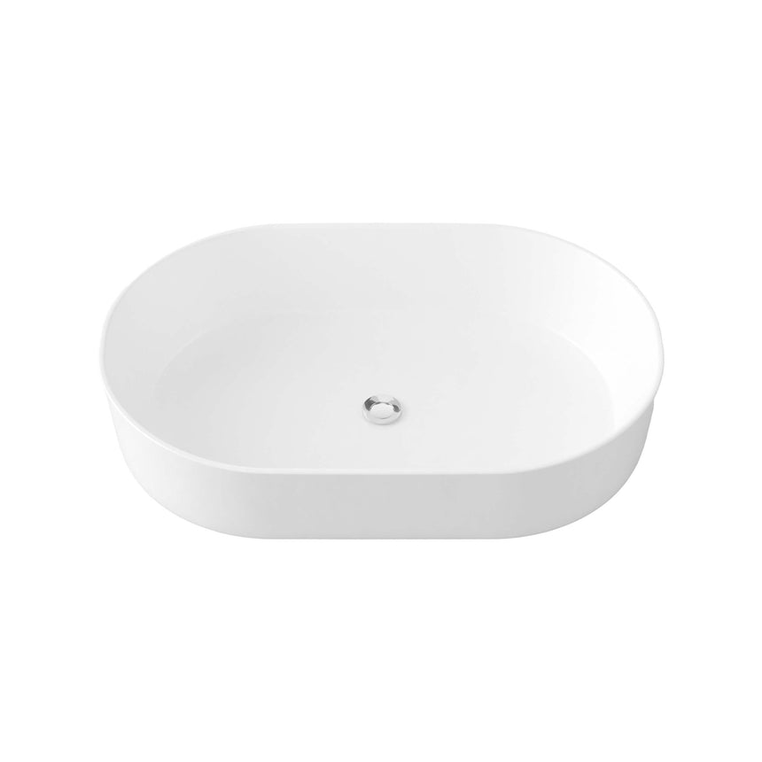 Myrtle Basin 550mm Matt White Bathroom Basin Timberline Default Title