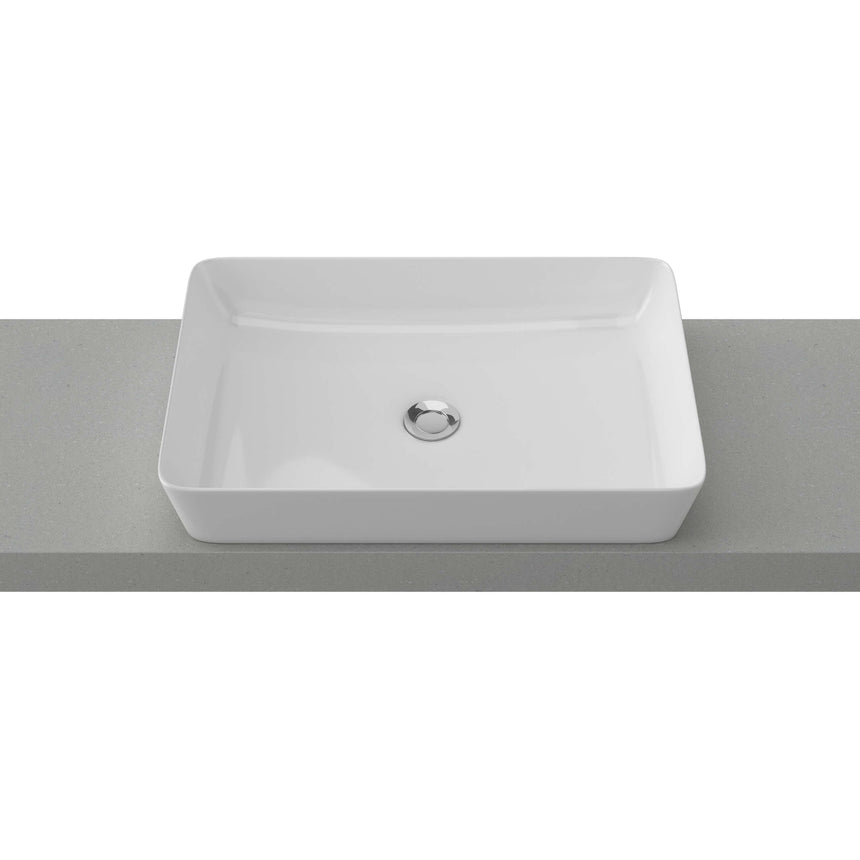 Quill Basin 600mm Gloss White Bathroom Basin Timberline