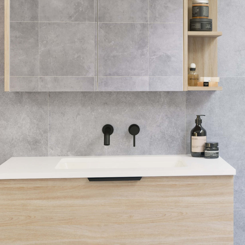 Rectangle Undermount Basin 530mm Gloss White Bathroom Basin Timberline