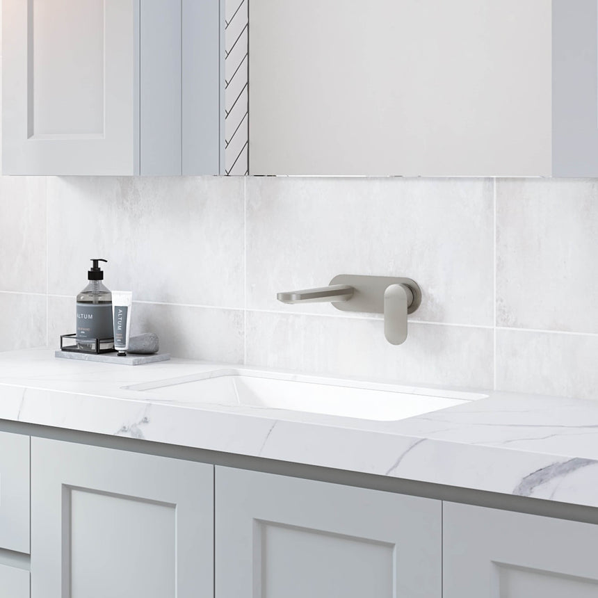 Rectangle Undermount Basin 530mm Gloss White Bathroom Basin Timberline