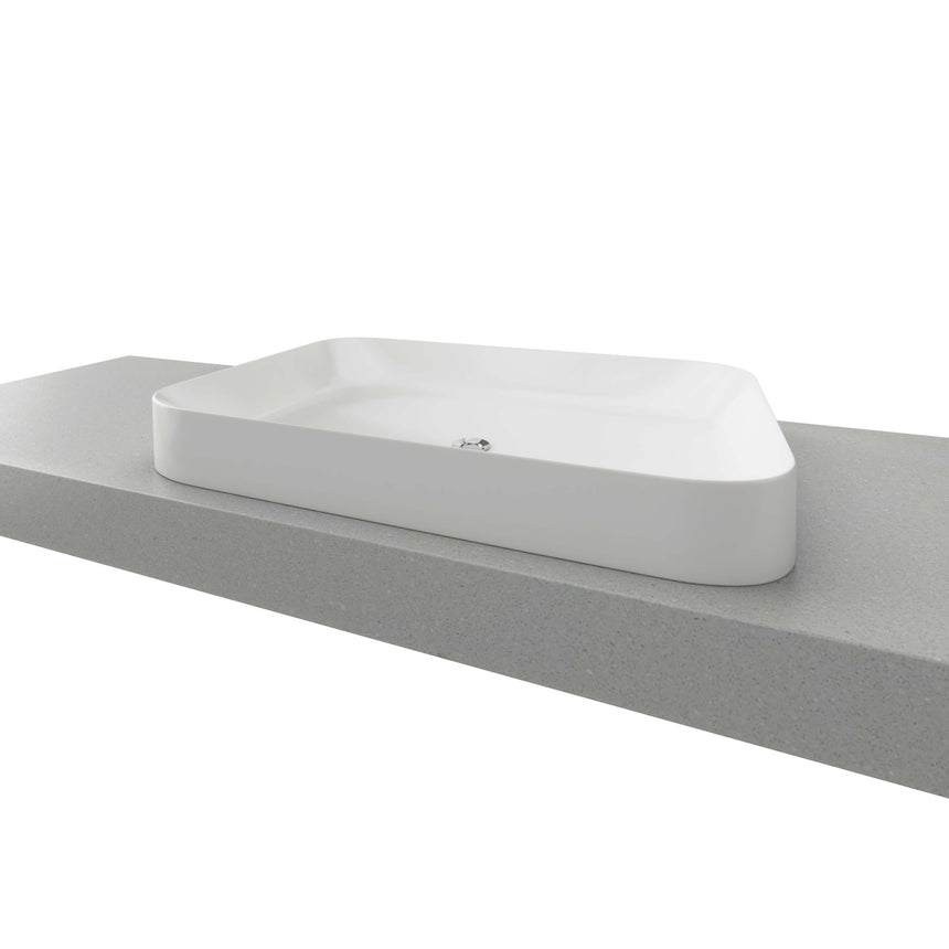 Rome Basin 600mm Gloss White Bathroom Basin Timberline