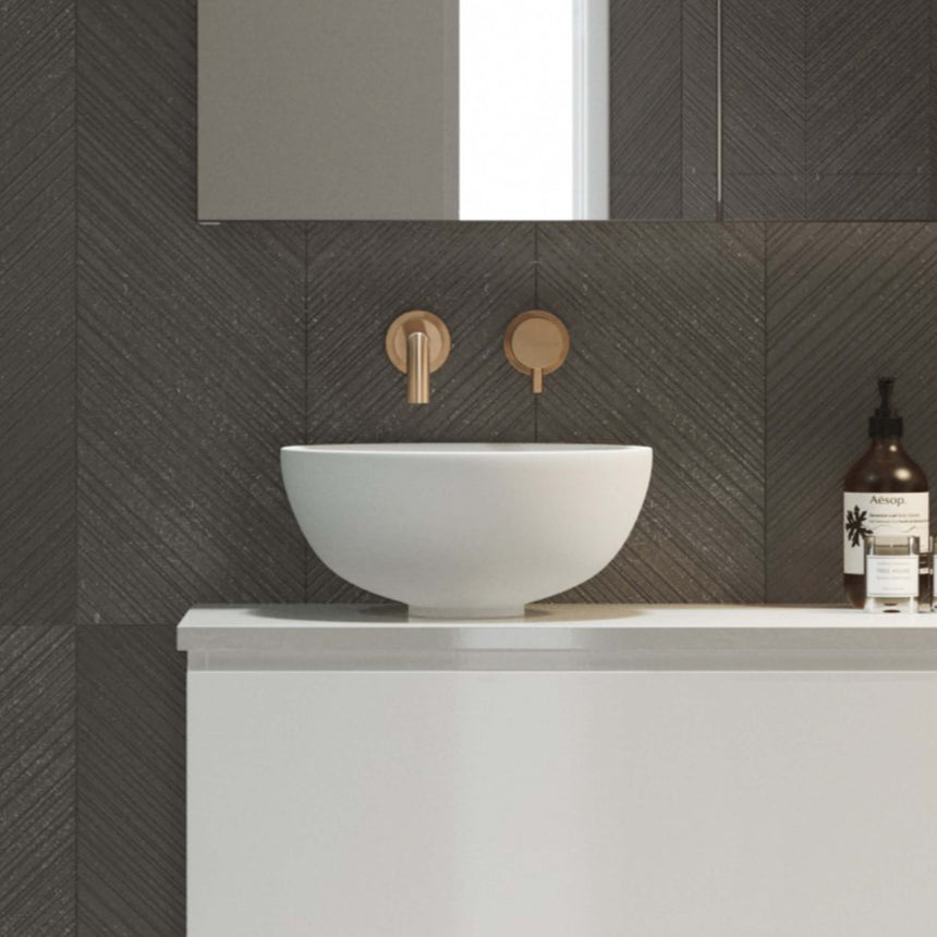 Rose Basin 320mm Gloss White Bathroom Basin Timberline