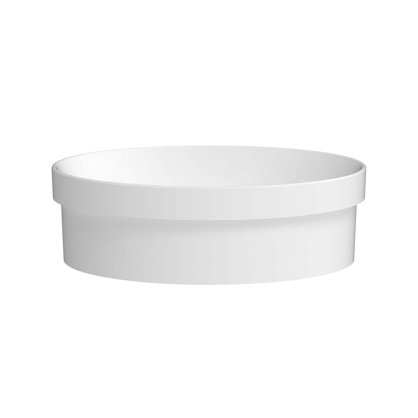 ADP Chandler Semi Inset Basin Matte White Bathroom Basin ADP