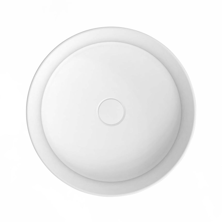 ADP Chandler Semi Inset Basin Matte White Bathroom Basin ADP