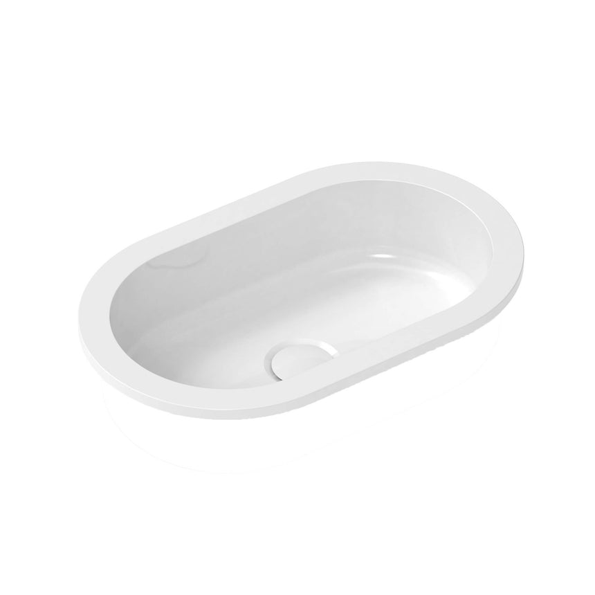 ADP Isla UC/Inset Basin Gloss White Bathroom Basin ADP Default Title