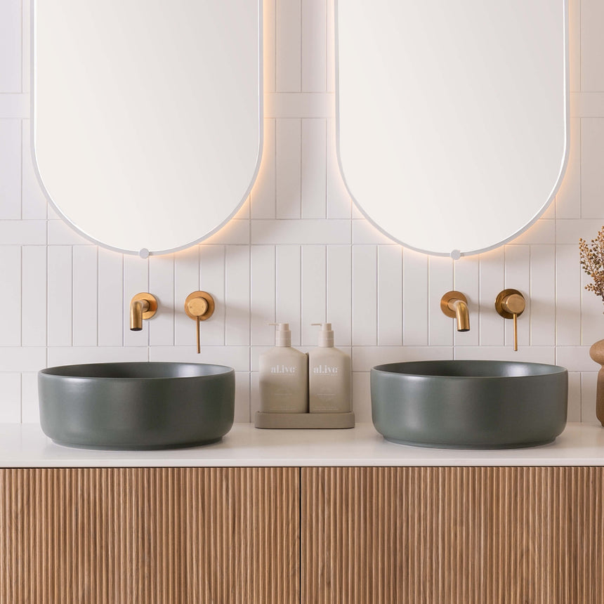 ADP Margot Above Counter Basin Matte Forest Bathroom Basin ADP