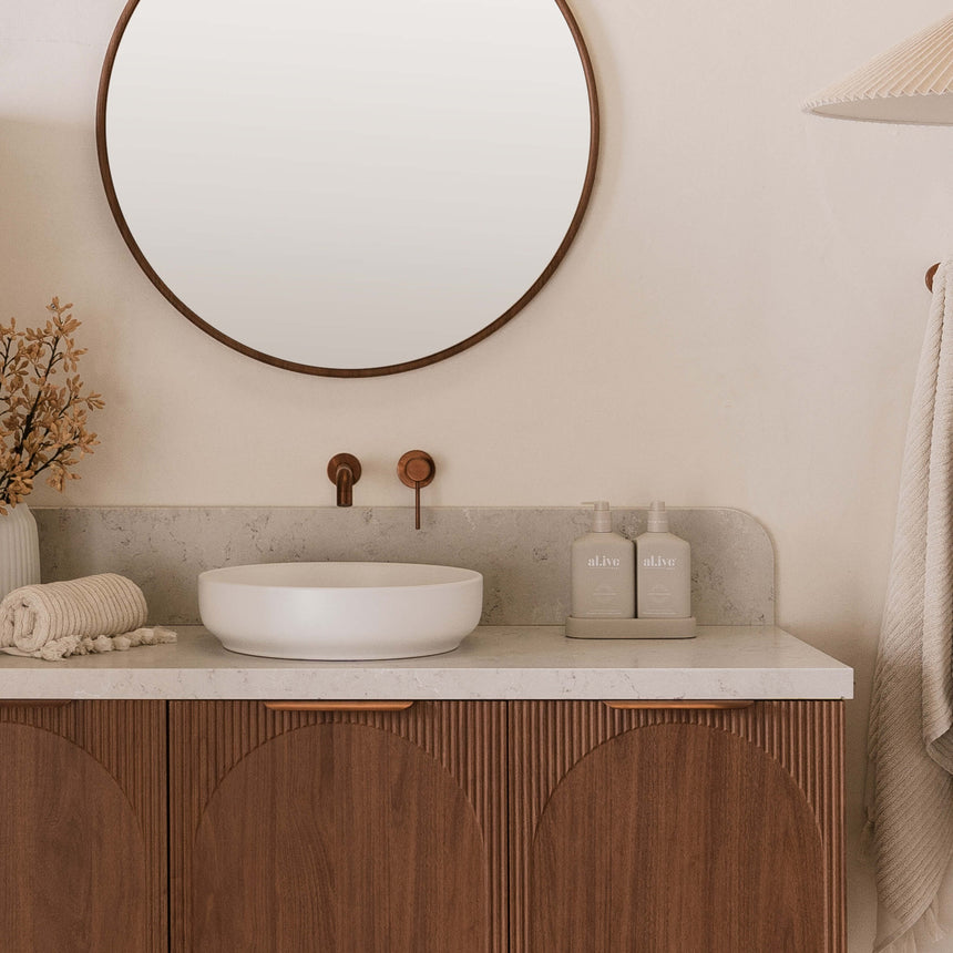ADP Monroe Above Counter Basin Matte White Bathroom Basin ADP