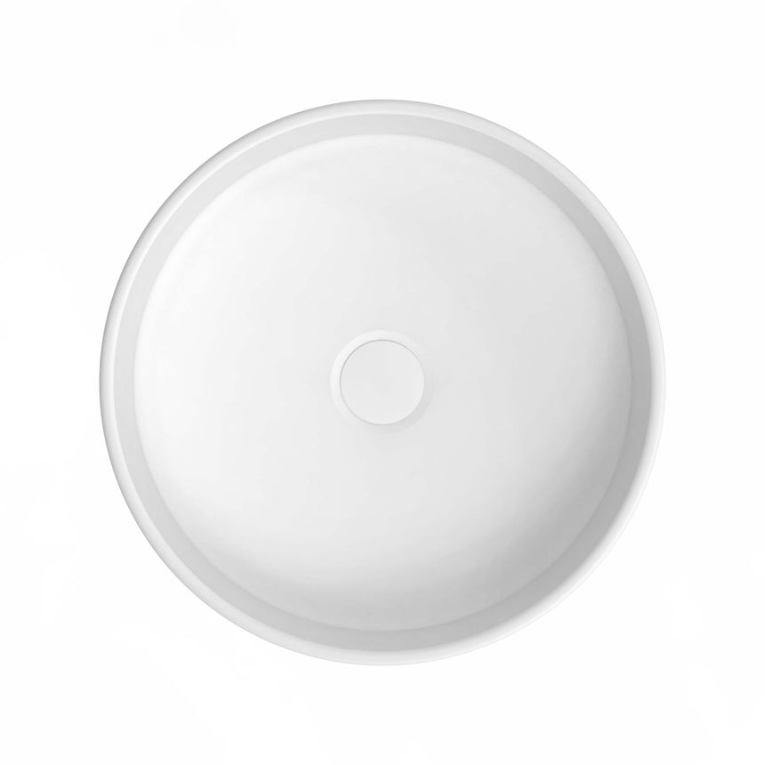 ADP Monroe Above Counter Basin Matte White Bathroom Basin ADP