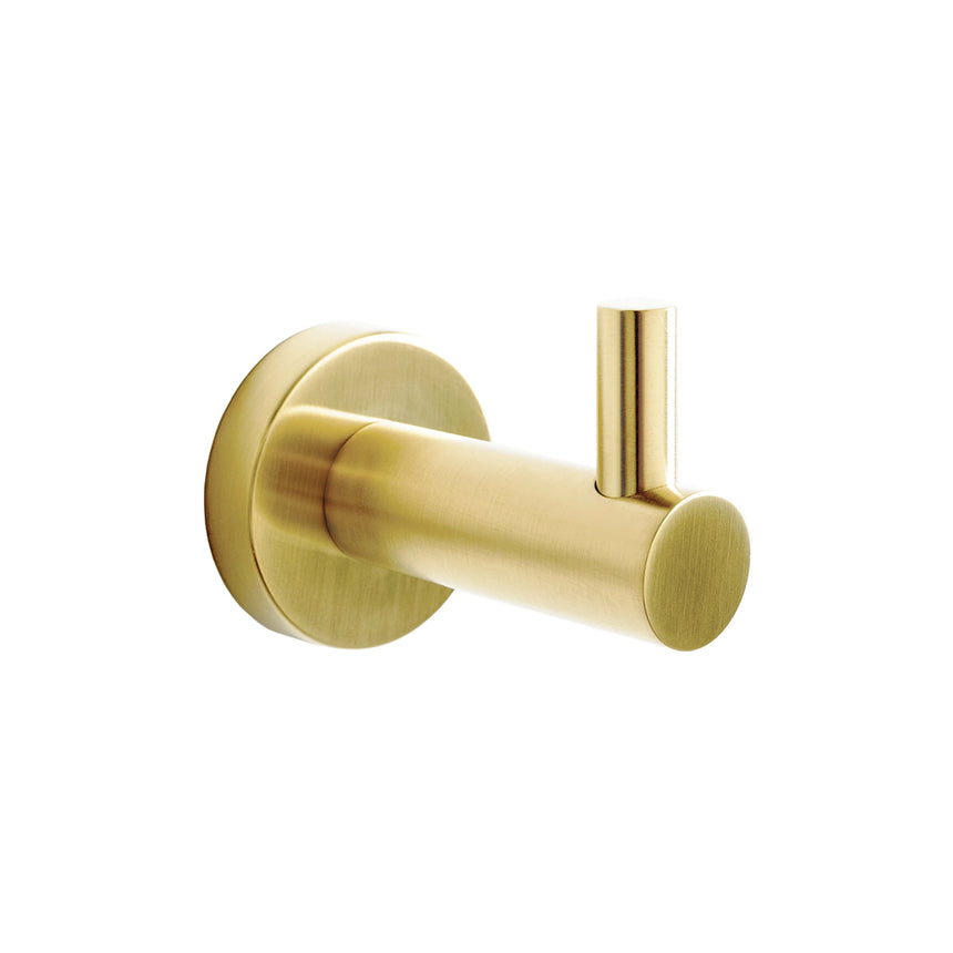 ADP Bloom Robe Hook Brushed Brass Bathroom Accessories ADP Default Title