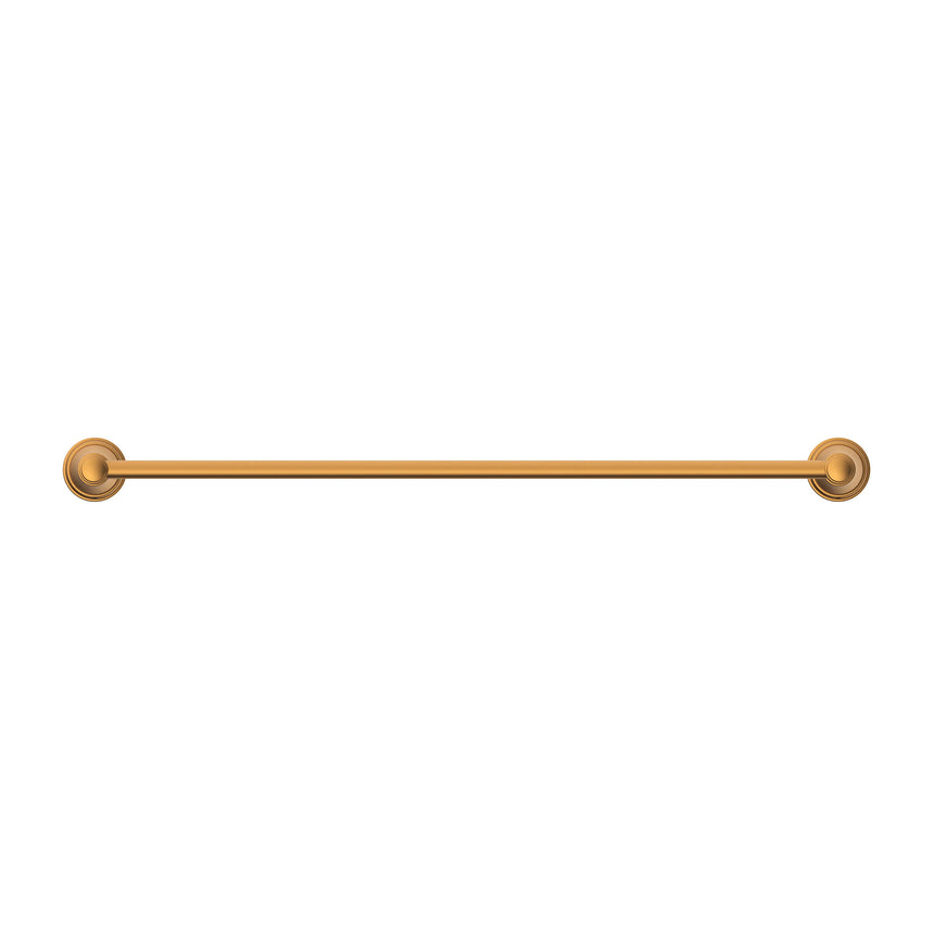 ADP Eternal Single Towel Rail 600 Brush Brass Bathroom Accessories ADP