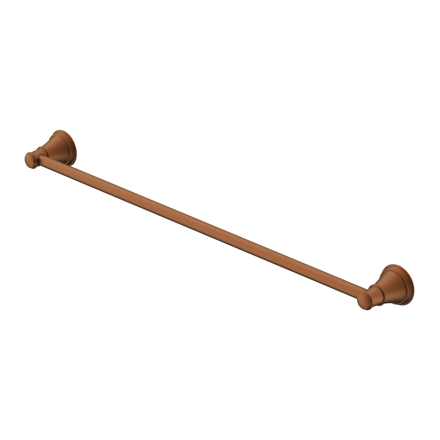 ADP Eternal Single Towel Rail 600 Brush Copper Bathroom Accessories ADP Default Title