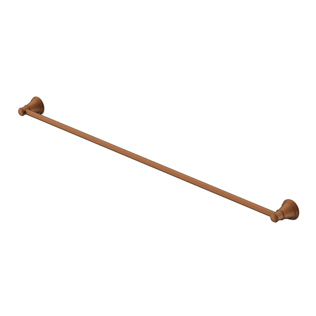 ADP Eternal Single Towel Rail 900 Brush Copper Bathroom Accessories ADP Default Title