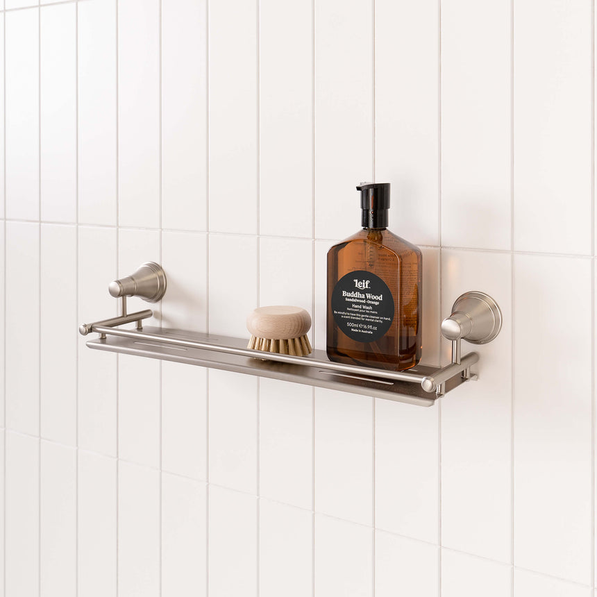 ADP Eternal Shower Shelf Brushed Nickel Bathroom Accessories ADP