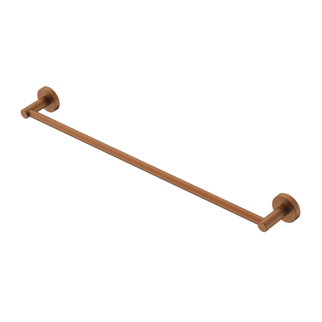 ADP Soul Single Towel Rail 600 Brushed Copper Bathroom Accessories ADP Default Title