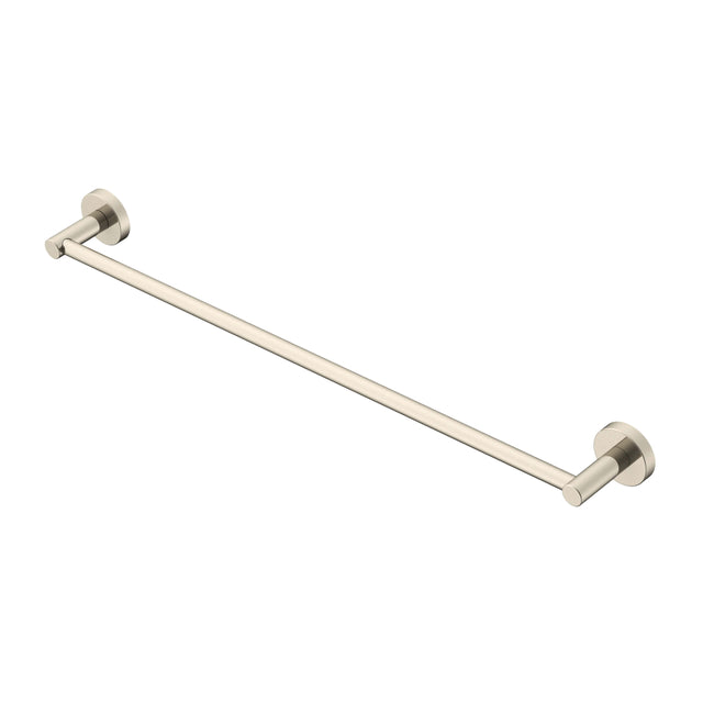 ADP Soul Single Towel Rail 600 Brushed Nickel Bathroom Accessories ADP Default Title