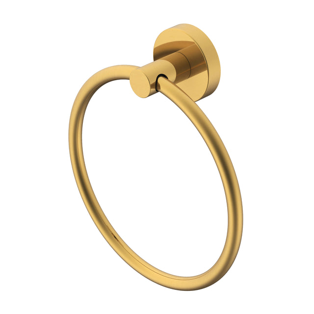 ADP Soul Hand Towel Ring Brushed Brass Bathroom Accessories ADP Default Title