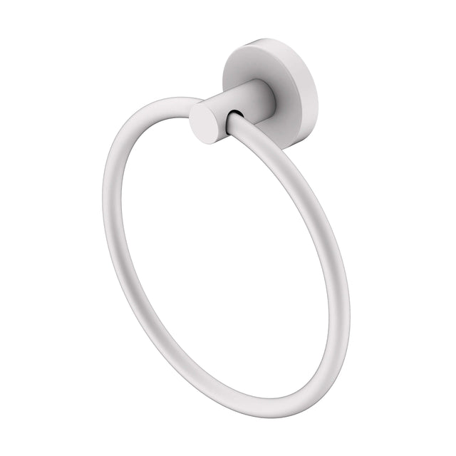 ADP Soul Hand Towel Ring Matte White Bathroom Accessories ADP Default Title